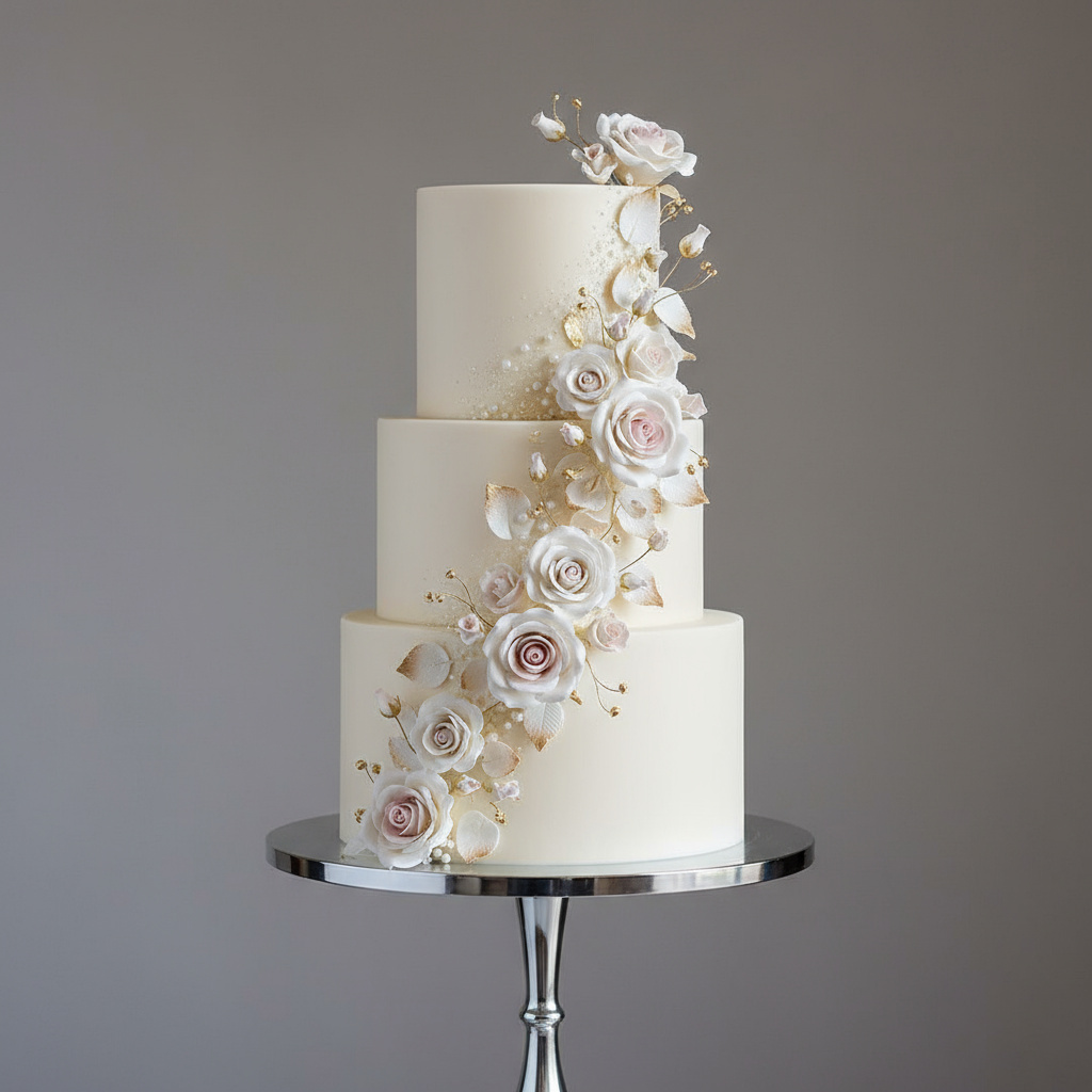 Elegant custom celebration cake