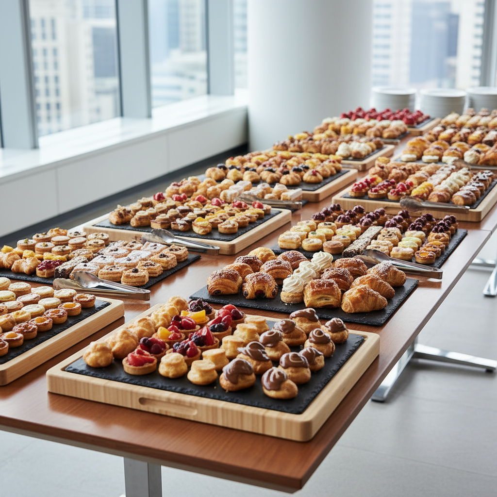 Corporate pastry platters